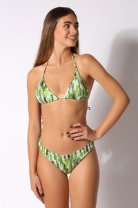 Bikini Triangolo + Slip Brasiliano fantasia Malesia - Il Gabbiano