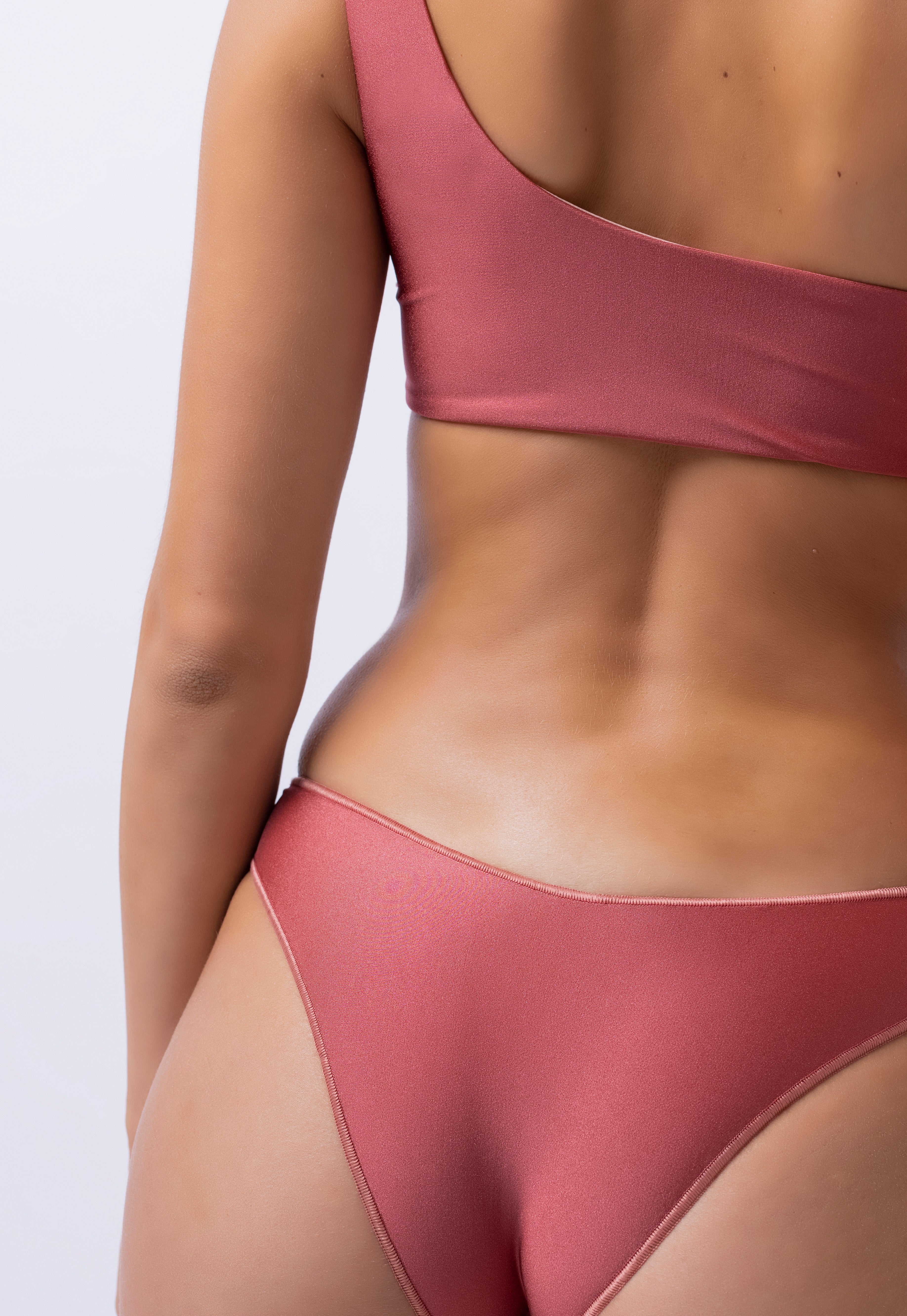 Bikini Monospalla Bicolore Glossy - Il Gabbiano